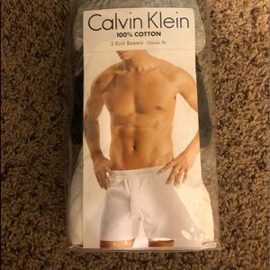 Calvin Klein knit boxers